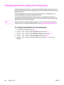 Page 112Changing autoreduction settings for incoming faxes
If the fit-to-page option is turned on, the device automatically reduces long faxes up to 75
percent to fit the information on the default paper size (for example, the fax is reduced from
legal to letter size).
If the fit-to-page option is turned off, long faxes print at full size on multiple pages. The
factory-set default for incoming fax autoreduction is On.
If you have the stamp-received faxes option turned on, you might also want to turn on...