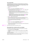 Page 167Use a proof sheet
This feature allows you to print photos from a proof sheet that allows you to preview your
images before printing them. A proof sheet can contain as many as 20 images. This feature
has been optimized and tested for use with Genuine HP Toner Supplies (variations in color
shading can impact the performance of this feature).
1. Insert the memory card into the device.
2. Press P
HOTO.
3. Use the < or the > button to select Proof sheet, and then press E
NTER.
If more than 20 JPEG files exist...