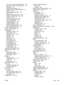 Page 329from device control panel (Macintosh) 123
from device control panel (Windows) 119
grayscale 131
HP Director (Windows) 122
loading originals on flatbed scanner 30
methods 118
page-by-page (Macintosh) 125
photos 127
proof sheet, troubleshooting 265
quality, troubleshooting 247, 249
resolution 130
speed, troubleshooting 249
to e-mail (Macintosh) 123
to e-mail (Windows) 119
to file (Macintosh) 124
to folder (Windows) 119
TWAIN-compliant software 126
WIA-compliant software 126
scatter, troubleshooting 241...