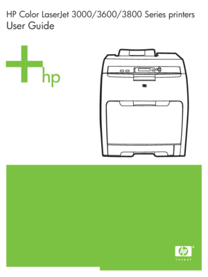 Page 1HP Color LaserJet 3000/3600/3800 Series printers
User Guide
 