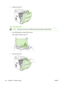 Page 1605.Close the front door.
Jam in the duplex path
NOTE This issue occurs only in models that provide automatic 2-sided printing.
1.Turn off the printer, and open the top cover.
If any media is visible, remove it.
2.Open the front door.
146 Chapter 8   Problem solving ENWW
 