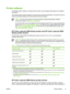 Page 23Printer software
The printing-system software is included with the printer. See the getting started guide for installation
instructions.
The printing system includes software for end users  and network administrators, and printer drivers for
access to the printer features and communication with the computer.
NOTE For a list of the network environments  that the network-administrator software
components support, see 
Network configuration .
For a list of printer drivers and updated HP prin ter software...