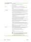 Page 24
Environmental features●Sleep mode setting.
● High content of recyclabl
e components and materials.
● Energy Star compliant.
Fonts●80 internal fonts available for both PCL and PostScript emulation.
● 80 printer-matching screen fonts in TrueType™ format available with the software
solution.
● Supports forms and fonts on the disk using HP Web Jetadmin.
Paper handling●
Prints on media from 77 mm x 127 mm (3 inches x 5 inches) up to 216 mm x 356 mm
(8.5 inches x 14 inches) (legal size). For ordering...