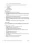 Page 170NOTEOnce the URL is open, bookmark it for easy return.
1.The embedded Web server has three tabs that contain MFP settings and information:
●Information tab
●Settings tab
●Networking tab
2.Click the appropriate tab.
Information tab
The Information pages group consists of the following pages.
●Device Status: Displays MFP status and shows the remaining life of HP supplies. Zero percent
(0%) indicates that a supply is empty. The page also displays the type and size of print media set
for each tray....