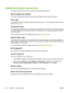 Page 216Additional problem solving tools
The section describes the tools that can help solve problems with the MFP.
Device pages and reports
This section describes the pages and reports that help diagnose and solve MFP problems.
Demo page
To verify that the MFP is functioning properly, print a Demo page. For more information about the Demo
page, see 
Demo page.
Configuration page
The Configuration page lists the current settings and properties of the MFP. Use this page to check for
color plane registration and...