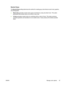 Page 81Neutral Grays
The Neutral Grays setting determines the method for creating gray colors that are used in text, graphics,
and photographs.
●Black Only generates neutral colors (grays and black) by using only black toner. This option
guarantees that neutral colors do not have a color cast.
●4-Color generates neutral colors by combining all four colors of toner. This option produces
smoother gradients and transitions to non-neutral colors. It also produces the darkest possible
black.
ENWWManage color options...