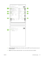 Page 155
1.Product Information . Displays basic information about the MFP, such as the product name and
the serial number.
2. Memory . Lists memory-related information, such as the total memory that is installed.
ENWW Information pages 141
 