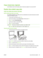 Page 95Copy mixed-size originals
Use the flatbed scanner when making copies of mixed-size originals. Do not use the ADF.
Duplex (two-sided) copy jobs
Copy two-sided documents manually
Set the multiple-page flatbed copy setting
The multiple-page flatbed copy setting must be set to On before the product will produce two-sided
copies from the flatbed scanner.
1.On the product control panel, press Setup.
2.Use the arrow buttons to select Copy setup, and then press OK.
3.Press OK to select Default Multi-page.
4.Use...