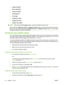 Page 88●Legal to A4=83%
●A4 to Letter=94%
●Letter to A4=97%
●Full Page=91%
●Fit to page
●2 pages per sheet
●4 pages per sheet
●Custom: 25 to 400%
NOTE:When using the Fit to page setting, copy from the flatbed scanner only.
When using the 2 pages per sheet or 4 pages per sheet setting, copy from the automatic document
feeder only. Also, after selecting the 2 pages per sheet or 4 pages per sheet option, you must select
the page orientation (portrait or landscape).
Change the copy-collation setting
You can set the...