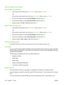 Page 116
Edit scan quality and size settings
Edit the default scan resolution:1.If the product control panel has an  Email Menu button, press  Email Menu.
-or-
If the product control panel does not have an  Email Menu button, press  Scan Menu.
2. Use the arrow buttons to select  Current Settings, and then press OK.
3. Use the arrow buttons to select  Scan Resolution, and then press OK.
4. Select an option:  75, 150 , or  300, and then press  OK.
Edit the default scan paper size: 1.If the product control panel...