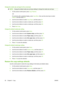 Page 94
Change the media size and type for the current job
NOTE:Change the default media size and type settings to change the media size and type.
1.On the product control panel, press  Copy Features.
-or-
For products with a graphical display, press  Copy Menu, then use the arrow keys to select
Options , and then press  OK.
2. Use the arrow buttons to select  Copy Paper, and then press  OK.
3. Use the arrow buttons to select a media size, and then press  OK.
4. Use the arrow buttons to select a media type, and...