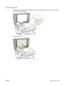 Page 121
Scan a book
1.Lift the lid and place the book on the flatbed scanner with the page that you want to copy at the
upper-left corner of the glass.
2.Gently close the lid.
ENWW Scan a book 109
 