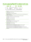 Page 21
HP Color LaserJet CM2320 MFP Fax Model and HP Color
LaserJet CM2320 MFP Memory-Card Model control panel
?..
1Speed dials.  4 speed dial buttons and one shift button to support up to 8 speed dials.
2Fax Menu button.  Access the fax menu.
Start Fax button.  Initiate a fax from the control panel.
3Alphanumeric buttons.  Use the alphanumeric buttons to type data into  the product control-panel display and dial
telephone numbers for faxing.
4OK button and navigation arrows.  Use these buttons to select and...