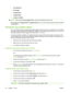 Page 90
●Full Page=91%
● Fit to page
● 2 pages/sheet
● 4 pages/sheet
● Custom: 25-400%
NOTE:
When using the  Fit to page setting, copy from the flatbed scanner only.
After selecting the  2 pages/sheet or 4 pages/sheet  option, you must select the page orientation (portrait
or landscape).
Change the copy-collation setting
You can set the product to automatically collate multiple copies into sets. For example, if you are making
two copies of three pages and the automatic collation is on, the pages print in this...