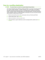 Page 172Scan to a workflow destination
NOTE:This product feature is provided by the optional Digital Sending Software.
If the system administrator has enabled the workflow functionality, you can scan a document and send
it to a custom workflow destination. A workflow destination gives you the ability to send additional
information, along with the scanned document, to a specified network or file transfer protocol (FTP)
location. Prompts for specific information appear on the control-panel display. The system...