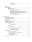 Page 7Set the color options ......................................................................................... 76
Use the Services menu ..................................................................................... 76
5  Connectivity USB connection ................................................................................................................ .................. 78
Network configuration...