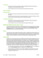 Page 116Transparency
●The printer does not stop any pages for sensing but distinguishes between transparencies
(Transparency mode) and paper (Normal mode).
●This is the fastest mode and is useful for high-volume printing in Normal mode.
Tray 2–4 sensing
Expanded sensing
●The printer stops the first five pages fed from each paper tray to sense the type and averages the
five results.
●The printer assumes that the sixth and all subsequent pages are of the same media type, until the
printer is turned off or goes...