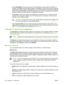 Page 164●Select AdobeRGB for documents that use the AdobeRGB color space rather than sRGB. For
example, some digital cameras capture images in AdobeRBG, and documents that are produced
with Adobe PhotoShop use the AdobeRGB color space. When printing from a professional software
program that uses AdobeRGB, it is important that you turn off the color management in the software
program and allow the printer software to manage the color space.
●Select None to instruct the printer to print RGB data in raw device...