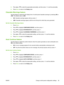 Page 41
5.Press  or  to select the appropriate personality, and then press  to set the personality.
6. Press  Menu to return to the  Ready state.
Clearable Warnings feature
Use this feature to determine the display time of control-panel clearable warnings by selecting  ON or
JOB . The default value is  JOB.
● ON
: Clearable warnings appear until you press 
.
● JOB
: Clearable warnings appear until the end of the job for which they were generated.
Set the Clearable Warnings feature 1.Press  Menu.
2. Press 
 to...