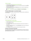 Page 123
To print a cover page
1.Open the printer driver (see 
Gaining access to the printer drivers ).
2. On the  Cover Page  or Paper/Quality  pop-up menu, select whether to print the cover page  Before
Document  or After Document .
3. If you are using Mac OS X, in the  Cover Page Type pop-up menu, select the message that you
want to print on the cover page.
NOTE To print a blank cover page, select  Standard as the Cover Page Type .
Printing multiple pages on one sheet of paper
You can print more than one page...