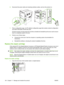 Page 1786.Reconnect the power cable and remaining in terface cables, and turn the product on.
7.Print a configuration page. An HP Jetdirect confi guration page that contains network configuration
and status information should also print.
If it does not print, turn the product off, and then  uninstall and reinstall the print server card to ensure
that it is completely  seated in the slot.
8. Perform one of these steps:
● Choose the correct port. See the computer or operating system documentation for...