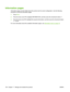 Page 152Information pages
Information pages provide details about the product and its current configuration. Use the following
procedure to print the information pages.
1. Press  Menu.
2. Press the down arrow 
 to highlight INFORMATION, and then press the checkmark button .
3. Press the down arrow 
 to highlight the required information, and then press the checkmark button
 to print.
For more information about the available information pages, see 
Information menu on page 18 .
138 Chapter 11   Manage and...