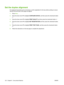 Page 136Set the duplex alignment
For duplexed documents such as brochures, set the registration for the tray before printing to ensure
that the front and back of the page are aligned.
1. Press  Menu.
2. Press the down arrow 
 to highlight  CONFIGURE DEVICE , and then press the checkmark button
.
3. Press the down arrow 
 to highlight PRINT QUALITY and then press the checkmark button .
4. Press the down arrow 
 to highlight SET REGISTRATION  and then press the checkmark button
.
5. Press the down arrow 
 to...