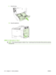 Page 2289.Close the tray.
10.Close the right door.
AREA 6: Clear jams in Tray 1
NOTE: Even if jammed paper is visible in Tray 1, clear  the jam from the inside of the product by opening
the right door.
214 Chapter 12   Solve problems ENWW
 