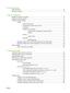 Page 75  Connect the productUSB connection ................................................................................................................ .................. 72
Network connection ............................................................................................................ ................ 73
6  Network configuration Benefits of a network connection .............................................................................................. .........  76
Supported network...