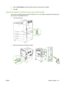 Page 1755.Next to Printer Memory, select the total amount of memory that is installed.
6.Click OK.
Install an HP Jetdirect or EIO print server card or EIO hard disk
This product is equipped with an external I/O (EIO) slot. You can install an additional HP Jetdirect print
server card in the available EIO slot.
1.Turn the product off.
2.Disconnect all power and interface cables.
ENWWReplace supplies 161
 