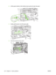 Page 2242.Lift the green handle on the transfer-access panel and open the panel.
1
2
3.Gently pull the paper out of the paper path.
4.Close the transfer-access panel.
210 Chapter 12   Solve problems ENWW
 