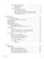 Page 9Install the product on a wired network ............................................................................... 71Configure the IP address .................................................................................. 71
Install the software ............................................................................................ 72
Configure network settings ................................................................................................ 74 View or change network settings...