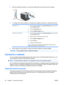 Page 824.When the software prompts you, connect the USB cable to the product and the computer.
5.To configure the product software to recognize the installed accessories, complete these steps:
Mac OS X 10.41.
From the Apple menu , click the  System Preferences  menu and then
click the  Print & Fax  icon.
2. Click the Printer Setup  button.
3. Click the Installable Options  menu.
Mac OS X 10.5 and 10.6 1.
From the Apple menu , click the  System Preferences  menu and then
click the  Print & Fax  icon.
2. Select...