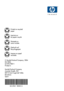 Page 255QRG100p.fm  Page 1  Monday, December 8, 2003  2:03 PM
Printed on recycled 
paper
Imprimé sur 
du papier recyclé
Stampato su 
carta riciclata
Gedruckt auf 
Recyclingpapier
Impreso en papel 
reciclado
© Hewlett-Packard Company, 2004
05/2004
Q1292-90011
Printed in 
Hewlett Packard Company 
Avenida Graells, 501
08174  Sant Cugat del Vall és
Barcelona
Spain
 
