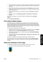 Page 161●Using a Mac OS 9 or 10.1 printer driver: create a custom paper size with zero margins, and take
into account that the margins added to the final job will be the ones that are set in the printers
front panel.
●Using a newer Mac OS printer driver: select the printer in the Format for popup menu, select
the paper size, and then margins options will appear. You can select the oversize page and the
margins at the same time.
●Using the Embedded Web Server: on the Submit Job page, select Oversize from the...