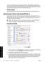 Page 180In the Color tab (Windows) or Color Options panel (Mac OS), select Application Managed Colors
and check the Automatic PANTONE Calibration box. When the application performs color conversion
to the printers color space, the printer should accept these colors without changing them. Make sure
you have selected the right media profile in “Print Space, Profile” above.
Printer settings
Ensure that the Paper Type setting on the front panel corresponds to the paper you intend to use.
Get accurate colors from...