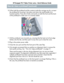 Page 27HP Designjet 70/110plus Printer series—Quick Reference Guide
26 10.When both the printhead and the contacts inside the carriage are dry, re-insert 
the printhead by lowering it into place and return the small handle to its 
lowered position. Press down firmly and evenly on both the front and the back 
of the printhead to make sure it is correctly seated.
11.Pull the printhead cover towards you, ensuring that the hook at its front edge 
latches onto the tab, and then push it away from you to close the...