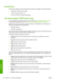 Page 112Introduction
The job queue management options described in this chapter are available for the following printers.
●T1200 series: all options in this chapter
●T770 HD: front panel options only
●T770 and T770 PS: no job queue management
Job queue page (T1200 series only)
You can manage your printers job queue from the HP Utility, see Access the HP Utility on page 27,
or the printers Embedded Web Server, see 
Access the Embedded Web Server on page 27.
By default, the access to the job queue is open to all...