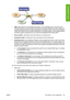 Page 65●CMS: CMS stands for Color Management System. It is the application that converts the color
information stored in the input image, which has the color space defined by a source profile, into
an output image that has the color space specified by a destination profile. There are many different
CMSs on the market: there are CMSs in applications, in operating systems, and in printing software
provided by printer manufacturers (in our case the HP Designjet Z2100 internal RIP).
●Source profile: a description...