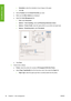 Page 76●Orientation: select the orientation of your image on the paper.
●Click OK.
●Set the Position and the Scaled Print Size you need.
●Make sure that More Options are displayed.
●Select the Color Management tab.
●Print: select Document.
●Options > Color Handling: select Let Photoshop Determine Colors.
●Options > Printer Profile: select the right profile for your printer and paper type.
●Options > Rendering Intent: select Perceptual.
●Click Print.
6.Choose driver settings.
●Printer: select the printer (for...