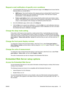 Page 17Request e-mail notification of specific error conditions
1.In the Embedded Web Server, go to the E-mail server page on the Setup tab and ensure that the
following fields are correctly filled in:
●SMTP server. This is the IP address of the outgoing mail server (Simple Mail Transfer Protocol
[SMTP]) that processes all e-mail messages from the printer. If the mail server requires
authentication, e-mail notifications will not work.
●Printer e-mail address. Each e-mail message that the printer sends must...