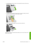 Page 672.The printhead cleaning cartridge is located in a slot underneath the front panel, at the front of the
printer. Open the door.
3.The printhead cleaning cartridge has a handle on the front. To remove the cartridge, press inward
and upward as indicated by the arrow, until the cartridge is released.
4.Lift up the printhead cleaning cartridge to remove it from the slot, and slide it out.
The plastic bag in which the new printhead cleaning cartridge comes can be used to dispose of the old
printhead cleaning...