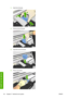 Page 703.Grip the ink funnel.
4.Remove the ink funnel.
5.Insert the new ink funnel.
6.Press it into place.
66 Chapter 5   Handle the ink system ENWW
Handle the ink system
 