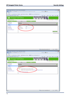 Page 16HP Designjet  Printer Series        Security Settings   
16   
 
 
 