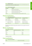 Page 193Table 21-5  Mechanical accuracy 
±0.1% of the specified vector length or ±0.2 mm (whichever is greater) at 23°C (73°F),  50-60% relative humidity, on E/A0
printing material in Best or Normal mode with HP Matte Film roll feed.
Table 21-6  Graphic languages supported
HP Designjet Languages
T770 HP PCL3 GUI, HP-GL/2 and HP RTL
T770 HD HP PCL3 GUI, HP-GL/2 and HP RTL, CALS
T770 PS HP PCL3 GUI, HP-GL/2 and HP RTL, PDF, PostScript
T1200 HP PCL3 GUI, HP-GL/2 and HP RTL, CALS
T1200 PS HP PCL3 GUI, HP-GL/2 and HP...