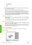 Page 98●TIFF (T1200 PS only)
●JPEG (T1200 PS only)
●HP-GL/2
●RTL
NOTE:When you print to a file, the file should be in one of the above formats, but its name may
have an extension such as .plt or .prn.
If the files are not in one of these formats, they will not be printed successfully.
If the jobs have been generated with the appropriate settings (such as page size, rotation, resizing
and number of copies), you can just press the Print button and the project will be sent to the printer.
If you need to specify...