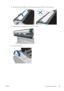 Page 1676.Rewind the roll. If the paper is stuck and cannot be rewound further, cut it from the roll.
7.Remove all pieces of paper from the rear of the printer.
8.Lower the blue lever.
ENWWThe paper has jammed
159
 