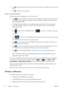 Page 18●Press  to go back to the previous screen. This does not discard any changes made in the current
screen.
●Press 
 to cancel the current process.
Home screen dynamic icons
The following items are displayed only on the home screen.
●
Press 
 to view information about printer status, change printer settings, or initiate actions such
as loading paper or replacing ink supplies. A smaller warning icon appears if there are actions
that need to be performed.
●To the right of the above button is a message showing...