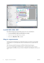 Page 16AutoCAD 2007, 2008, 2009
User interface for these versions of AutoCAD is similar to the one for AutoCAD 2010:
●Commands HPIPPRESET, HPIPPS and HPIPCONFIG are available.
●Context menu entry when right-clicking is available.
●Menu entry in Menu Bar > File is available.
Plug-in requirements
The plug-in prints from Paper Space only. Model Space printing is not supported, as the Autodesk
recommendation is to use the Paper Space instead. The Model Space does not support batch file
printing.
After a drawing is...