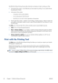 Page 24The HP ePrint & Share Printing Tool provides information and options to help in printing your files.
●On the left of the window, a list of files that you have chosen for printing. You can add to the list
by pressing the + button.
●In the center of the window:
◦A drop-down list for printer selection
◦An accurate preview of the final print
◦Icons that you can use for various operations on the preview
●On the right of the window, a selection of print settings, including resizing, number of copies and
print...